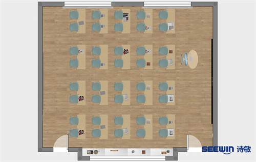 標準教室-格物課桌椅平面圖