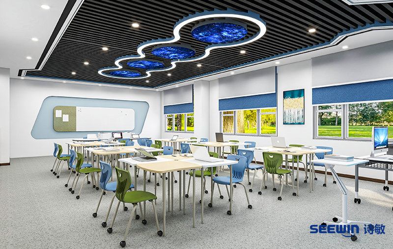 智慧教室-魔方組合桌方案